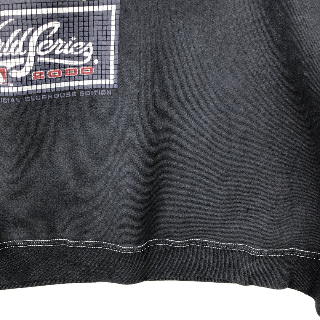 2000'S Fruit of the Loom MLB New York Yankees Print Sweatshirt, Men's Size XL cotton black type Vintage Second Hand