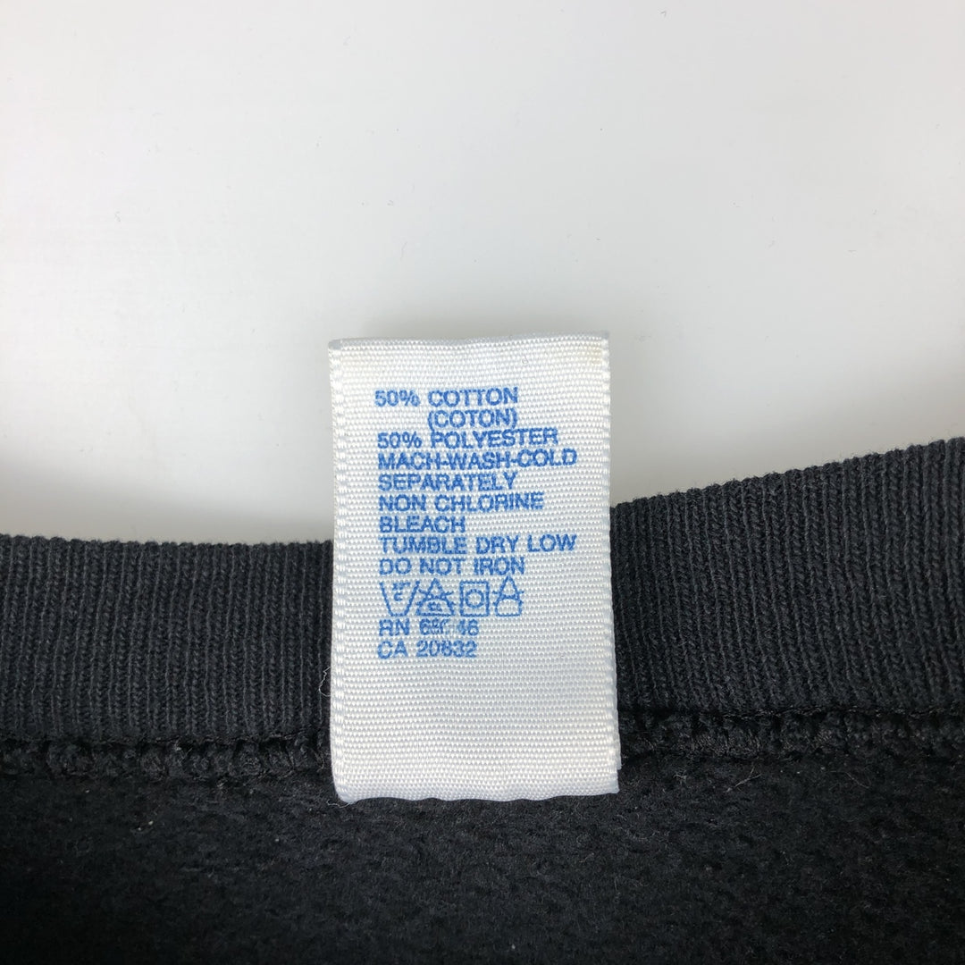 Vintage 1980'S Discus Athletic print sweatshirt, made in the USA, men's size XL cotton black type Vintage Second Hand