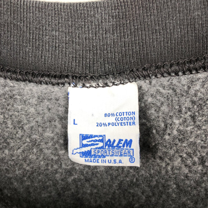 Vintage 90'S SALEM NFL Green Bay Packers Print Sweatshirt, Made in USA, Men's Size L cotton black type Vintage Second Hand