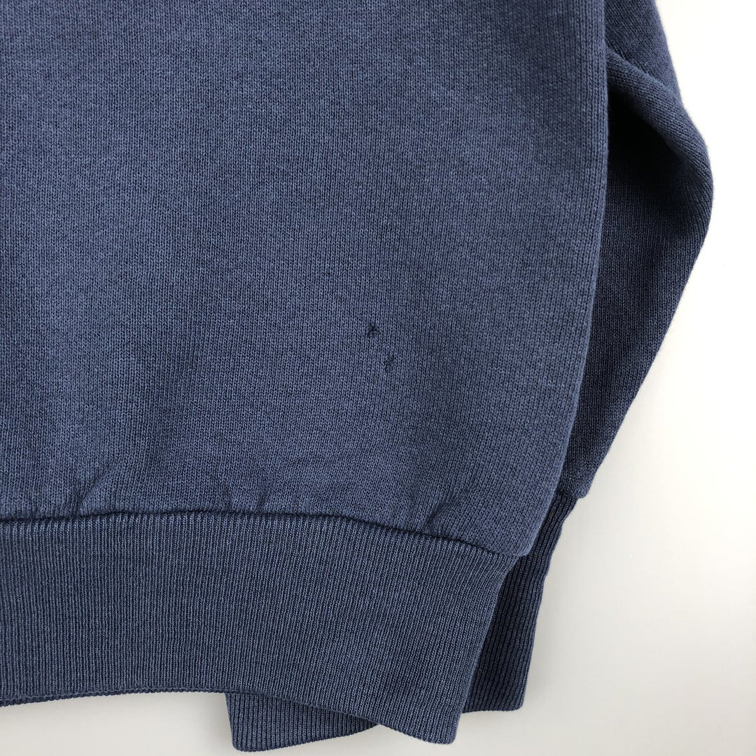 Vintage 1990'S Fruit of the Loom print sweatshirt, made in the USA, size L, men's cotton navy blue type Vintage Second Hand