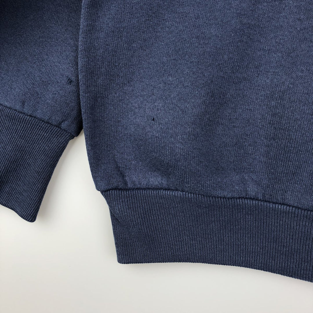 Vintage 1990'S Fruit of the Loom print sweatshirt, made in the USA, size L, men's cotton navy blue type Vintage Second Hand