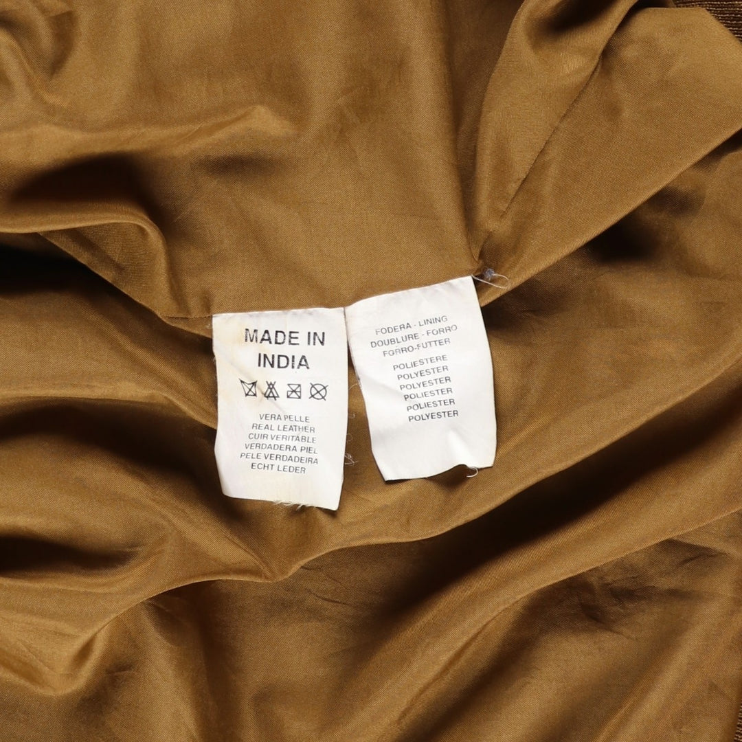 conbipel suede leather jacket, men's size XL, vintage Genuine Leather Suede Leather brown type Vintage Second Hand