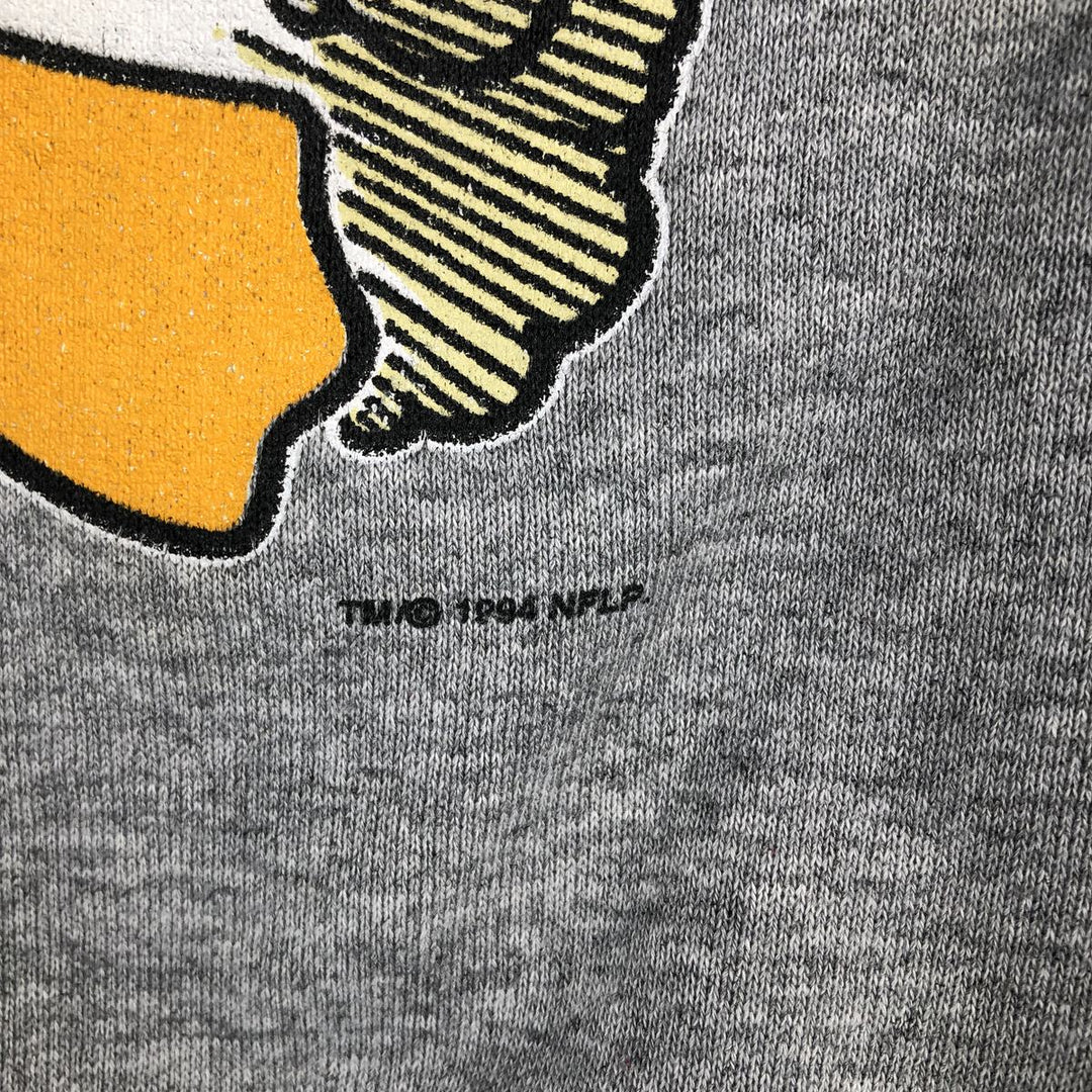 90'S SUN Looney Tunes NFL Dallas Cowboys Character Sweatshirt, Men's Size XL unclear gray type Vintage Second Hand