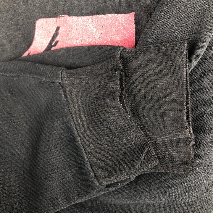 Vintage 90'S Disney Mickey Mouse character sweatshirt, made in the USA, size M, men's polyester black type Vintage Second Hand