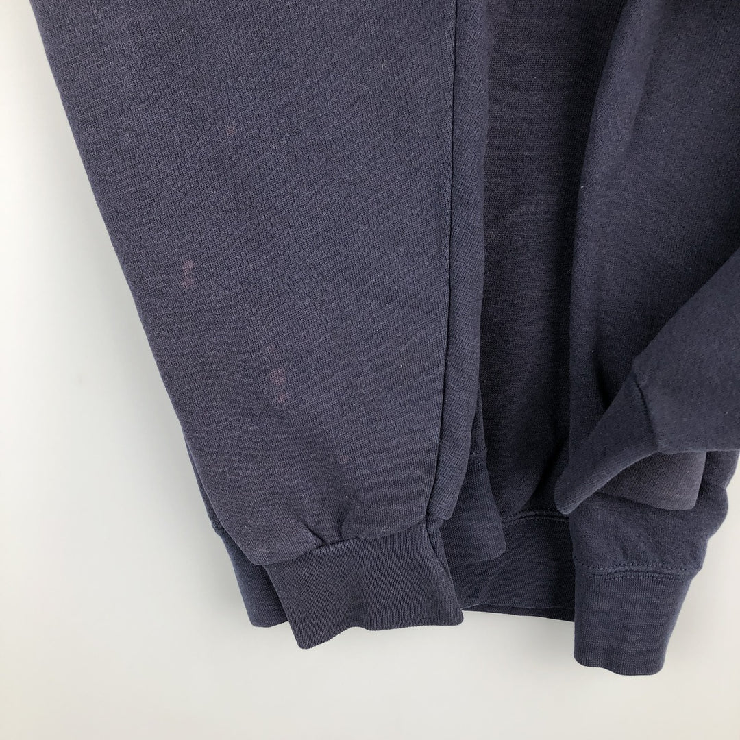 2000'S Disney GOOFY character sweatshirt, men's size L cotton navy blue type Vintage Second Hand