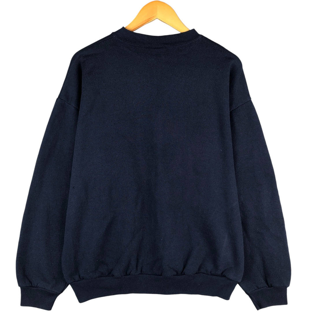 Vintage 90'S Tartex Mickey Mouse character sweatshirt, made in the USA, size L, men's cotton navy blue type Vintage Second Hand