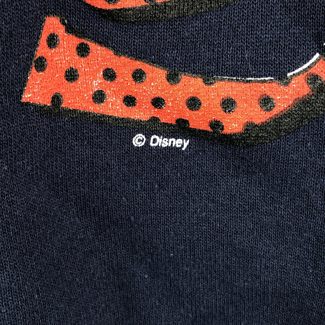 Vintage 90'S Tartex Mickey Mouse character sweatshirt, made in the USA, size L, men's cotton navy blue type Vintage Second Hand
