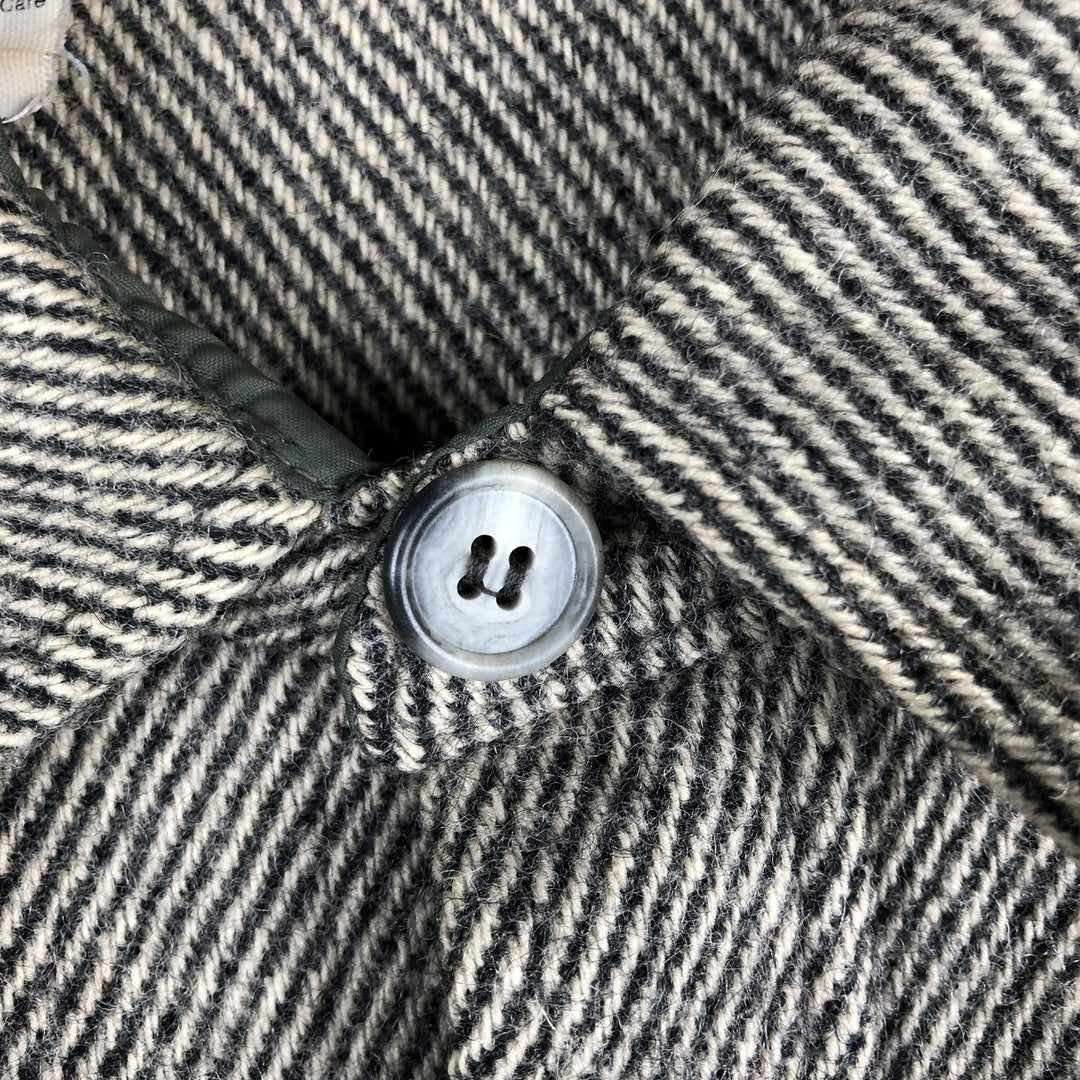 Vintage 1970'S WOOLRICH wool shirt, made in the USA, size L, men's wool Beige type Vintage Second Hand