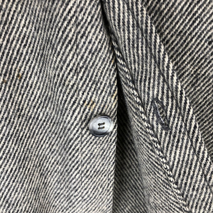 Vintage 1970'S WOOLRICH wool shirt, made in the USA, size L, men's wool Beige type Vintage Second Hand