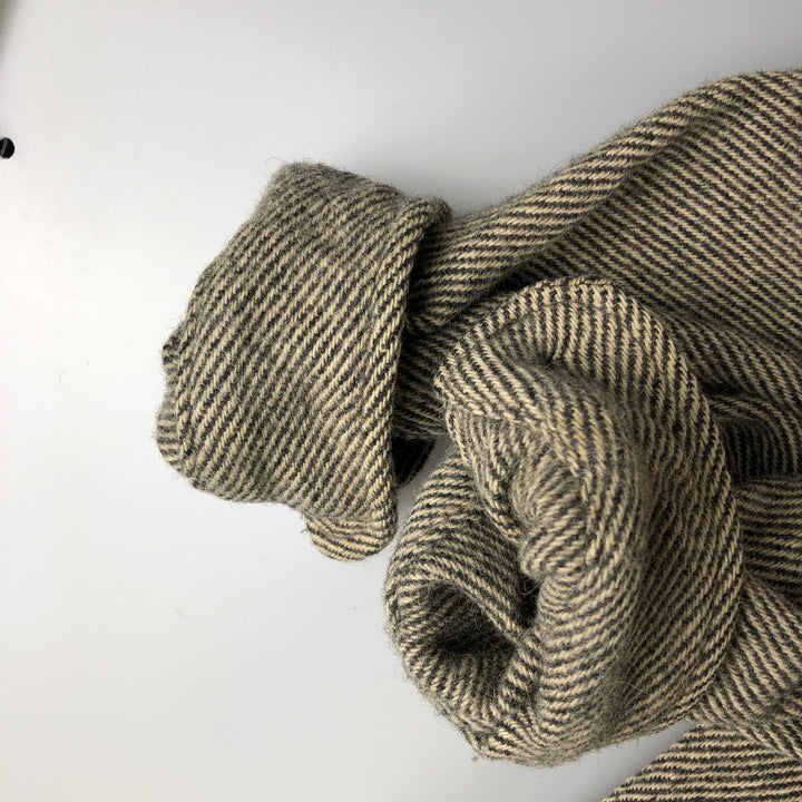 Vintage 1970'S WOOLRICH wool shirt, made in the USA, size L, men's wool Beige type Vintage Second Hand