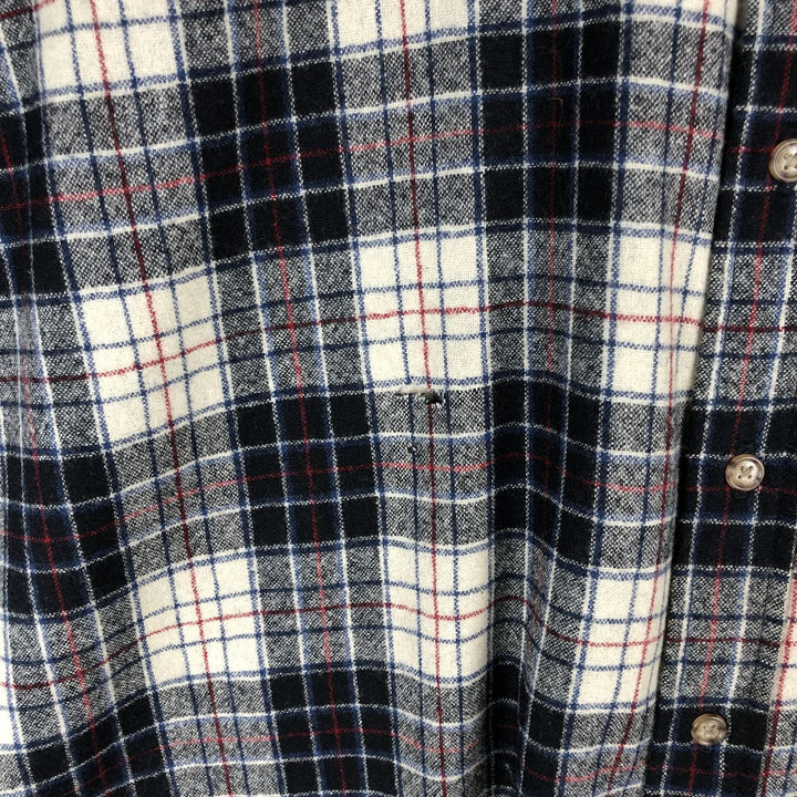 Pendleton Check Pattern Wool Shirt, Men's Size L wool black type Vintage Second Hand