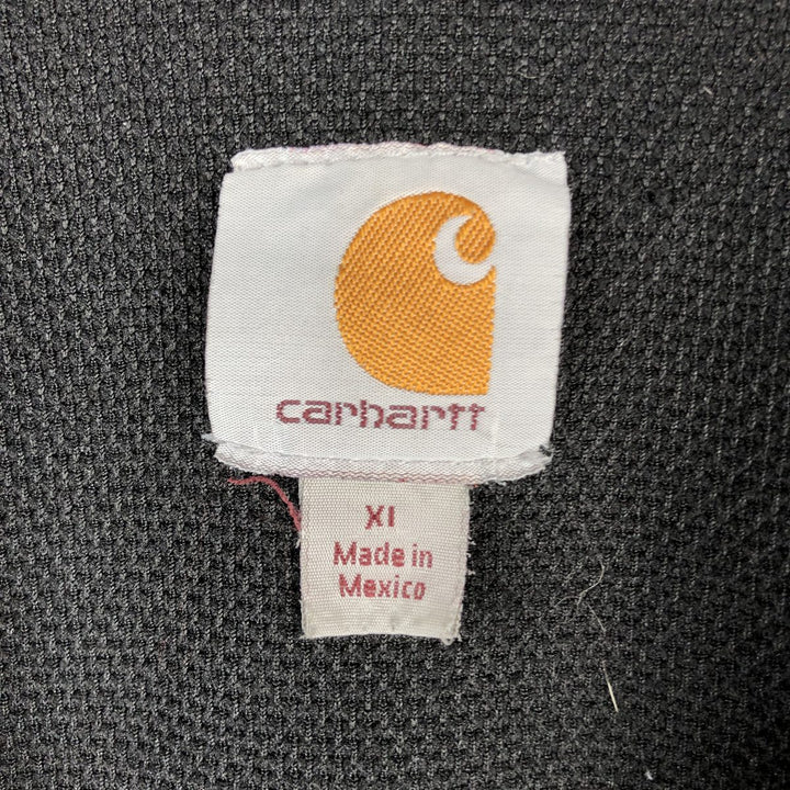 Carhartt Sweat Full Zip Hoodie Men's XL cotton Navy blue Vintage Second Hand