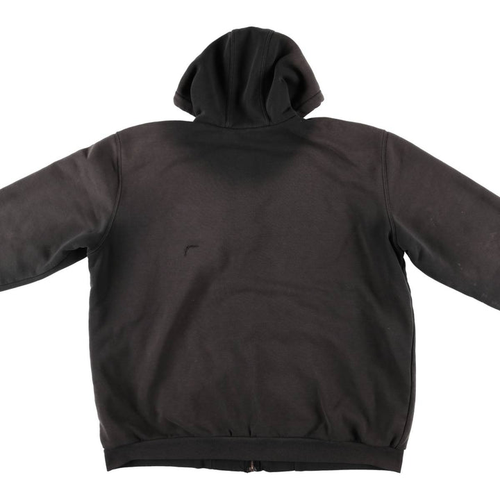 Carhartt Sweat Full Zip Hoodie Men's XL cotton Charcoal Vintage Second Hand
