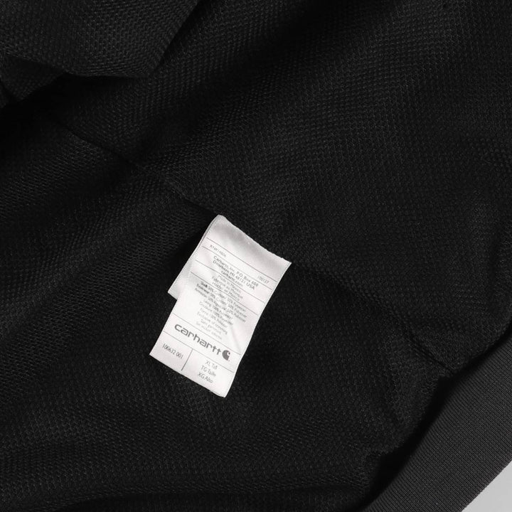 Carhartt Sweat Full Zip Hoodie Men's XL cotton Charcoal Vintage Second Hand