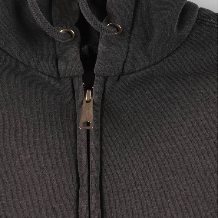 Carhartt Sweat Full Zip Hoodie Men's XL cotton Charcoal Vintage Second Hand