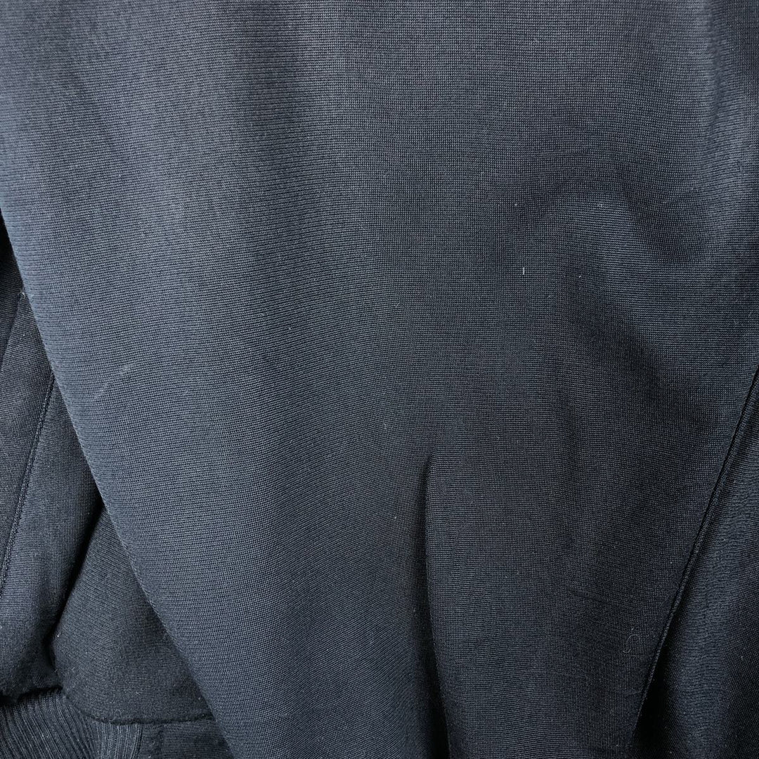 00'S adidas jersey track jacket, men's XL size polyester navy blue type Vintage Second Hand