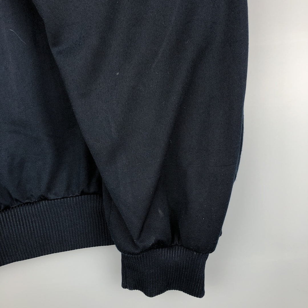 00'S adidas jersey track jacket, men's XL size polyester navy blue type Vintage Second Hand