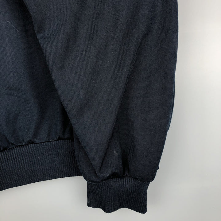 00'S adidas jersey track jacket, men's XL size polyester navy blue type Vintage Second Hand