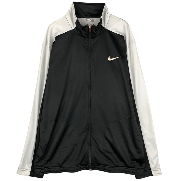 00'S Nike Jersey Track Jacket Men's L size polyester black type Vintage Second Hand