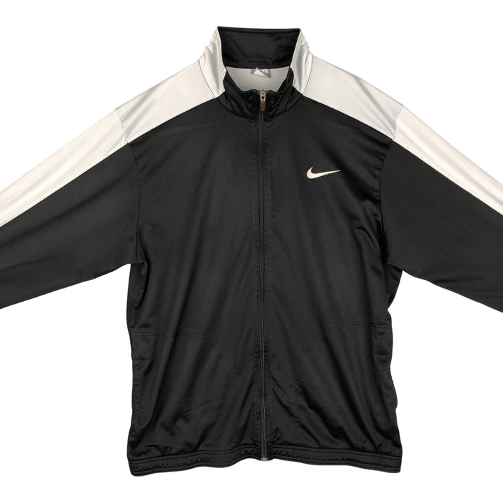 00'S Nike Jersey Track Jacket Men's L size polyester black type Vintage Second Hand