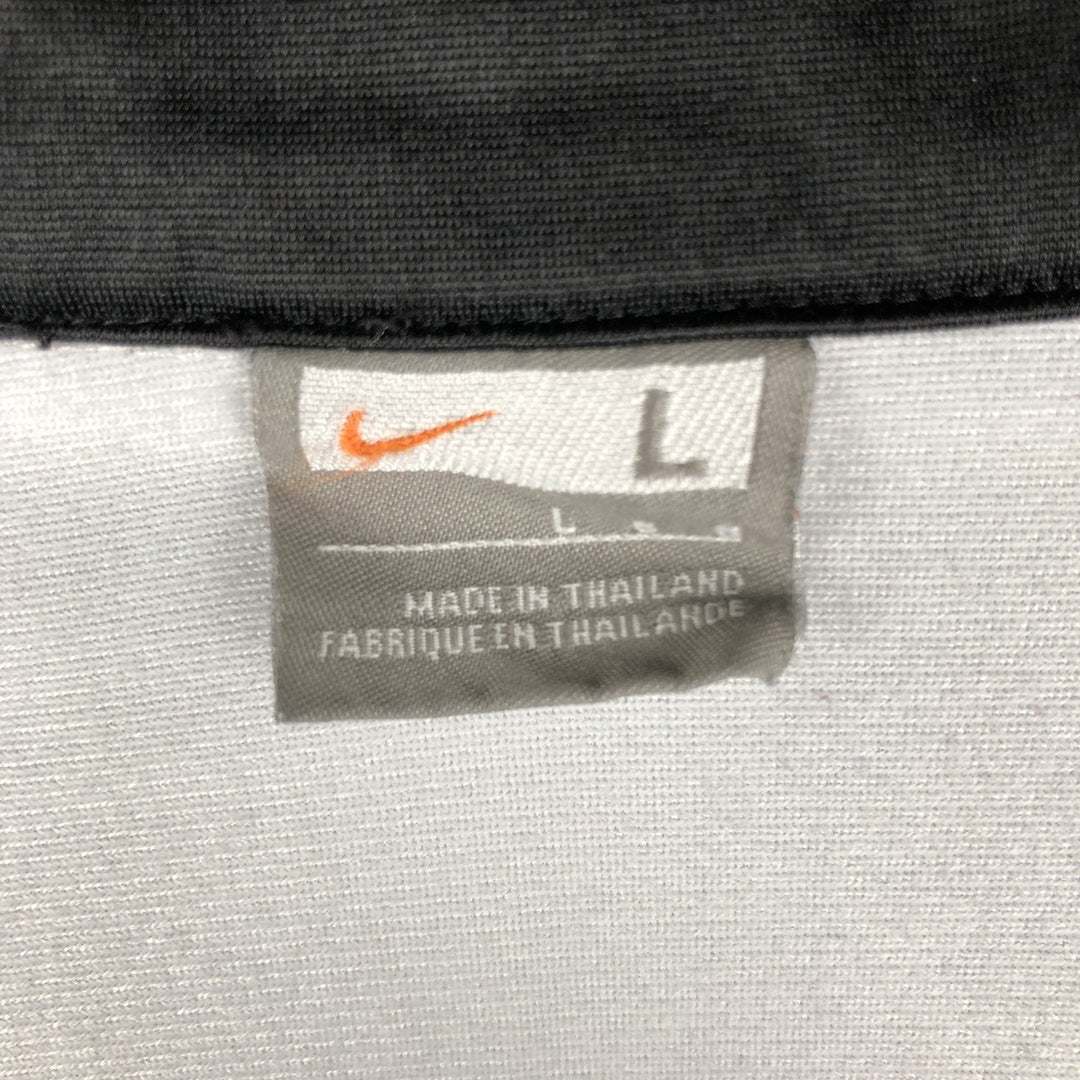 00'S Nike Jersey Track Jacket Men's L size polyester black type Vintage Second Hand