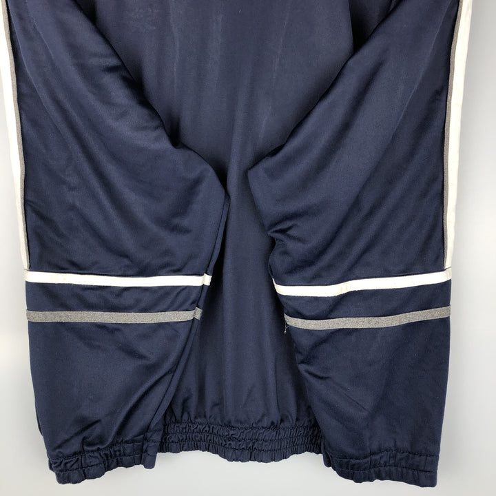 90'S Reebok Jersey Track Jacket, Men's Size Small, Vintage polyester navy blue type Vintage Second Hand