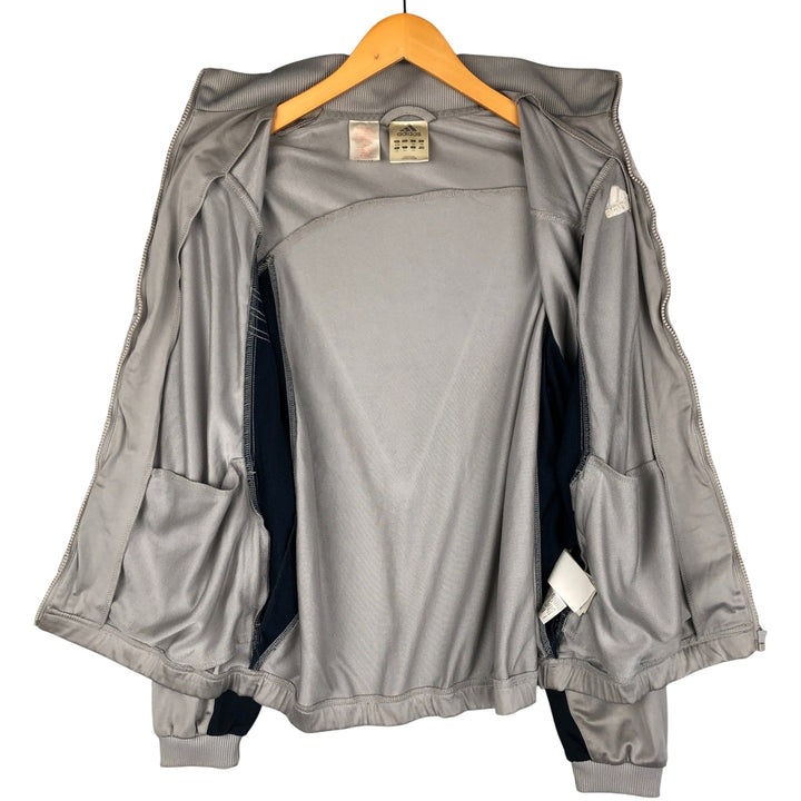 00'S adidas jersey track jacket, men's size S polyester gray type Vintage Second Hand