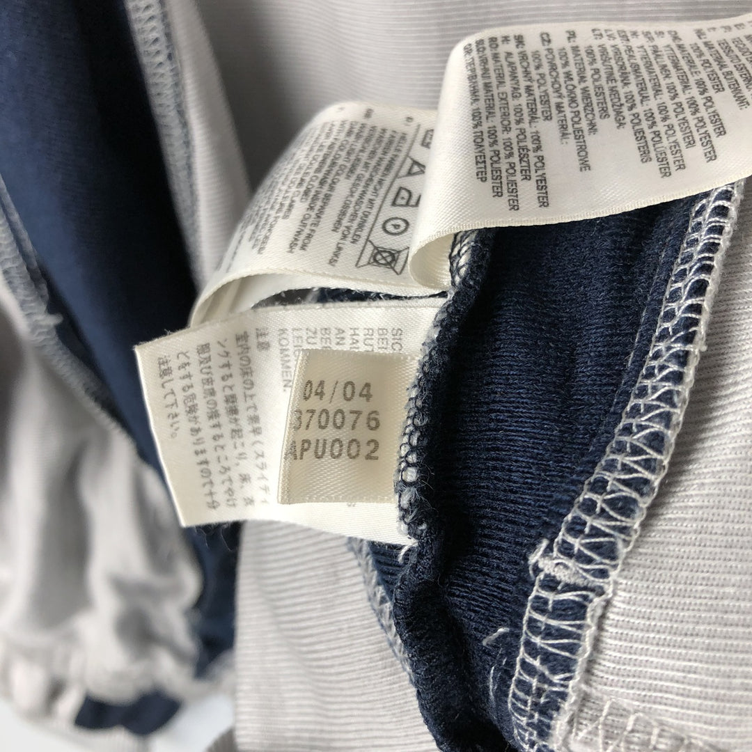 00'S adidas jersey track jacket, men's size S polyester gray type Vintage Second Hand