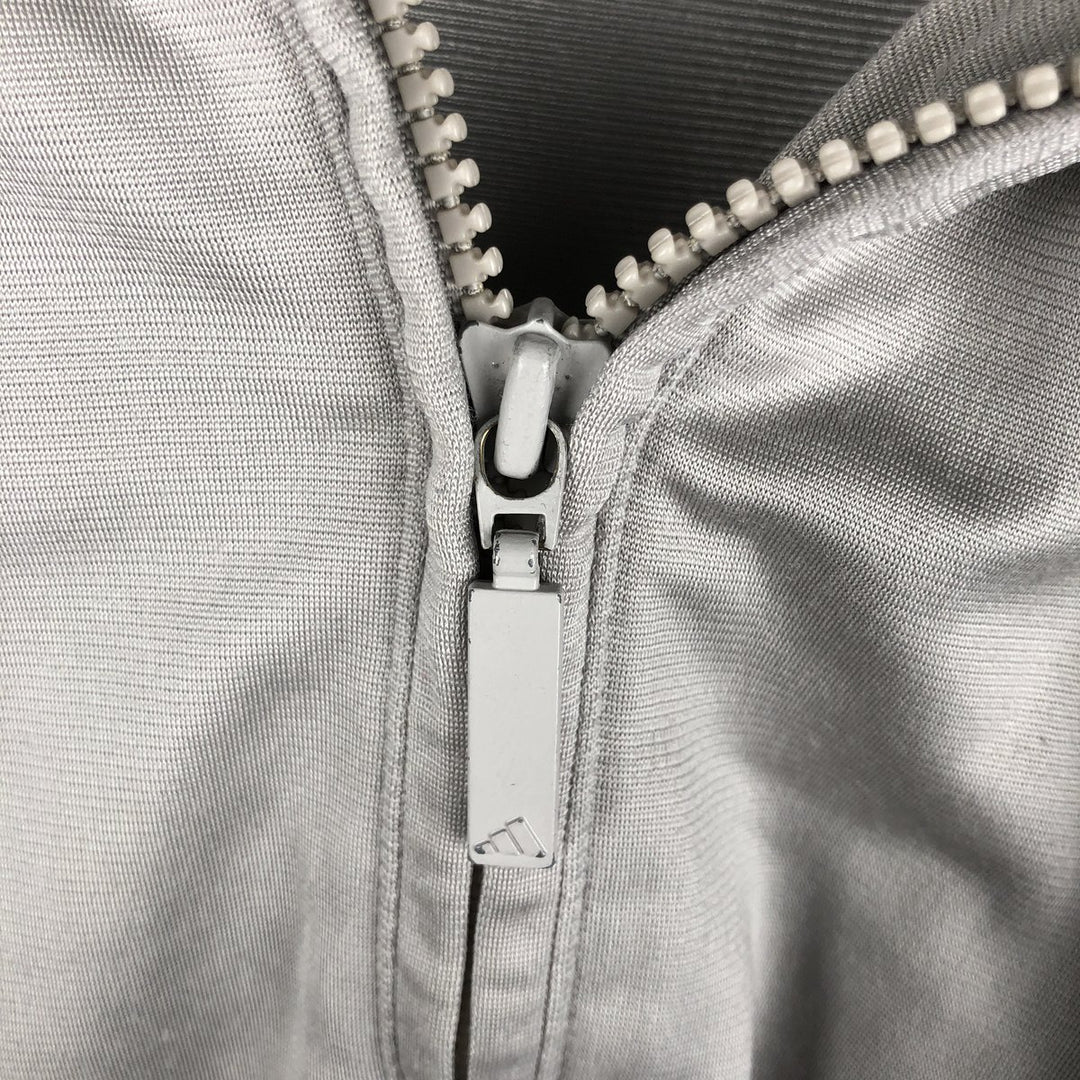 00'S adidas jersey track jacket, men's size S polyester gray type Vintage Second Hand