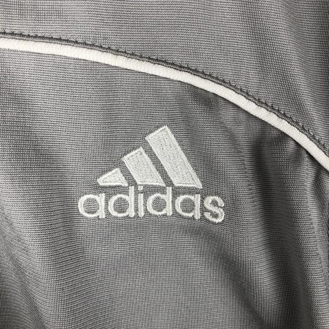 00'S adidas jersey track jacket, men's size S polyester gray type Vintage Second Hand