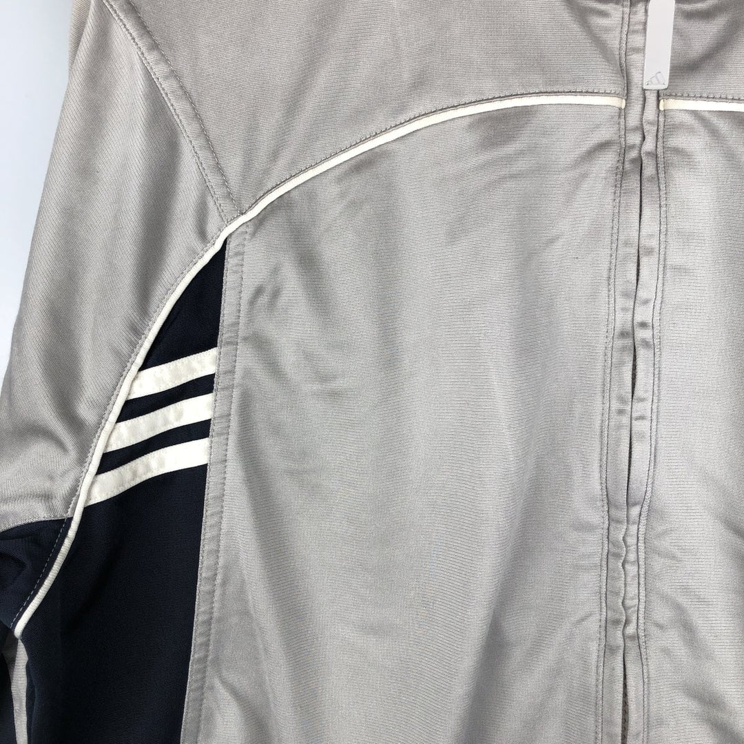 00'S adidas jersey track jacket, men's size S polyester gray type Vintage Second Hand