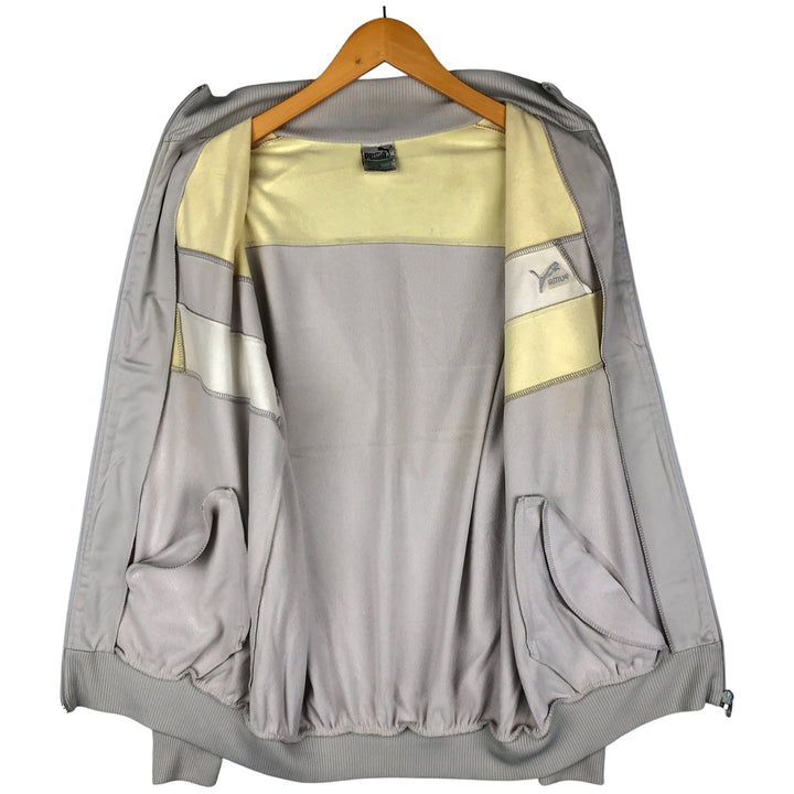 Vintage 90'S Puma track jacket, size M, women's polyester yellow type Vintage Second Hand
