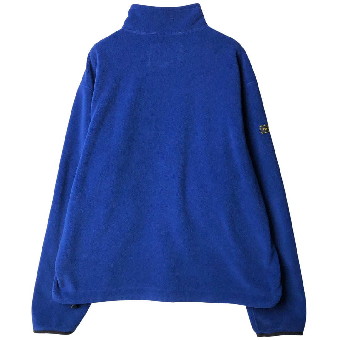Ralph Lauren POLO SPORT Men's Fleece Jacket (Size XL) polyester blue type Vintage Second Hand