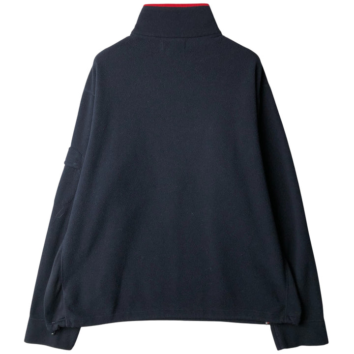 Ralph Lauren POLO by Ralph Lauren Half Zip Fleece Pullover Men's XL polyester navy blue type Vintage Second Hand