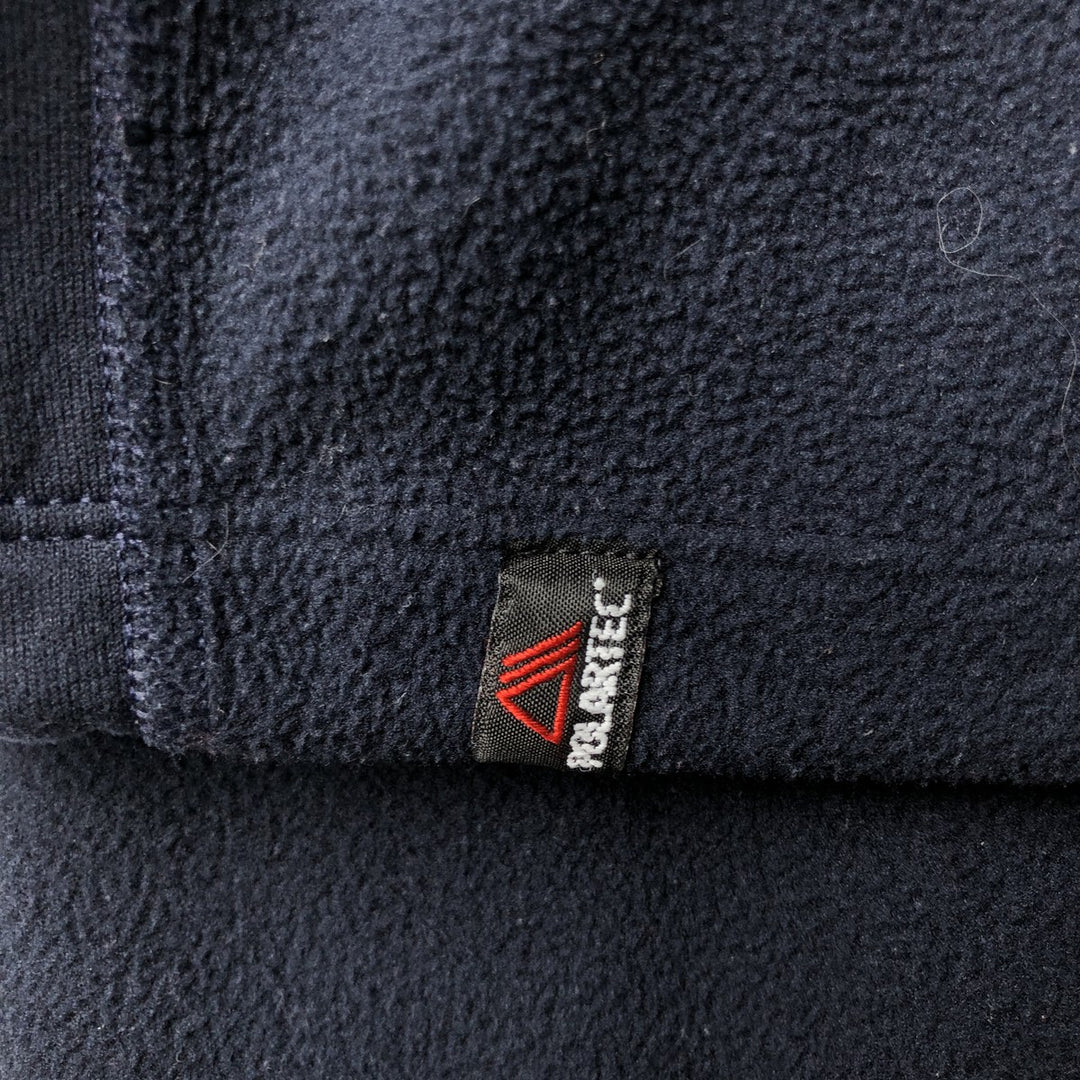 Ralph Lauren POLO by Ralph Lauren Half Zip Fleece Pullover Men's XL polyester navy blue type Vintage Second Hand