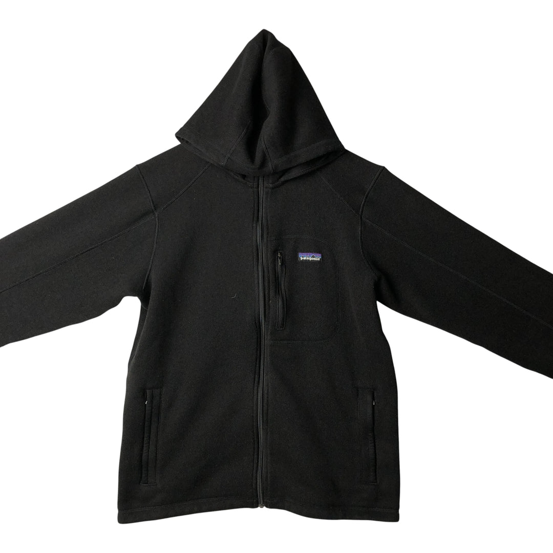 Patagonia Better Sweater Hoody 25661FA11 Fleece Full-Zip Hoodie, Men's Size L polyester black type Vintage Second Hand