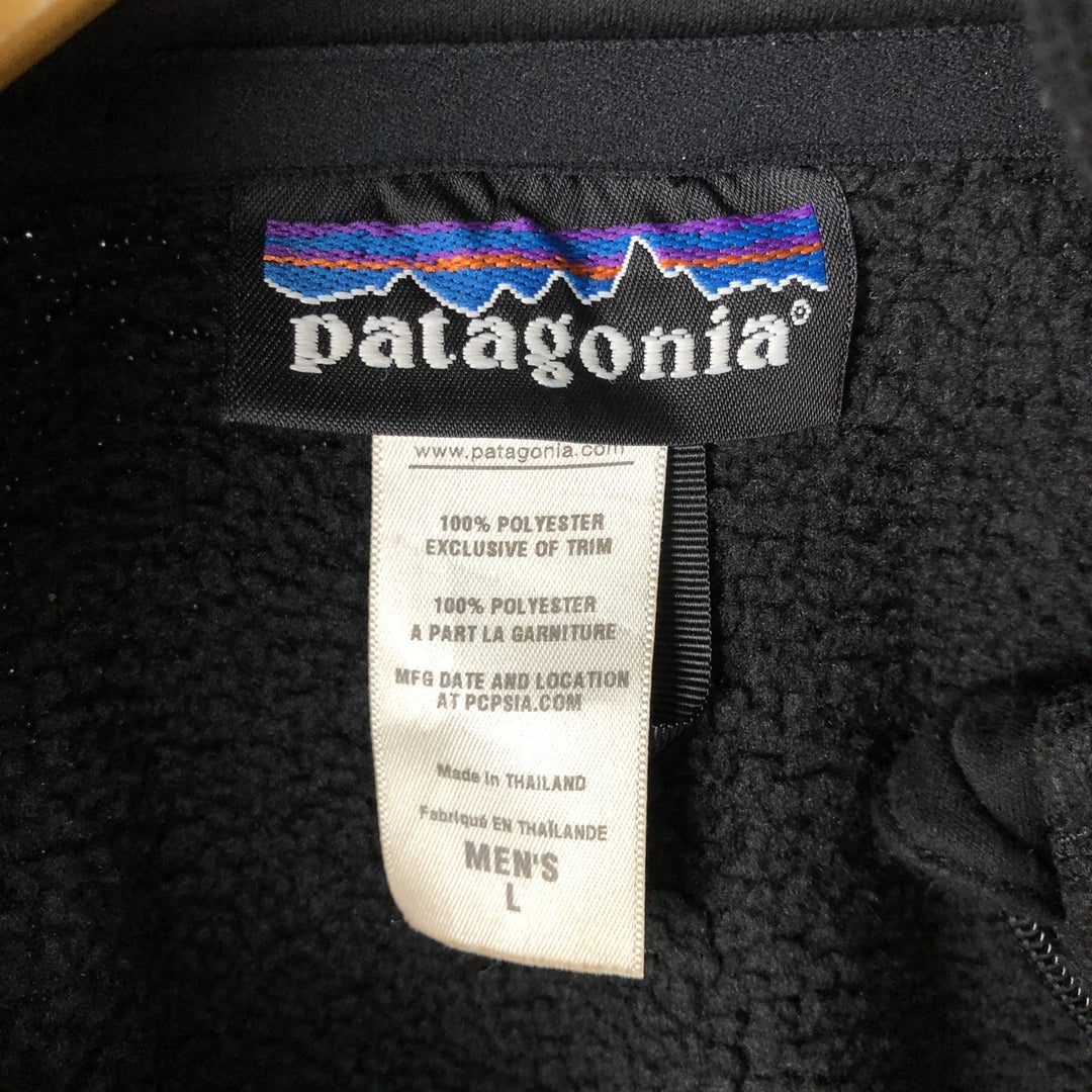 Patagonia Better Sweater Hoody 25661FA11 Fleece Full-Zip Hoodie, Men's Size L polyester black type Vintage Second Hand