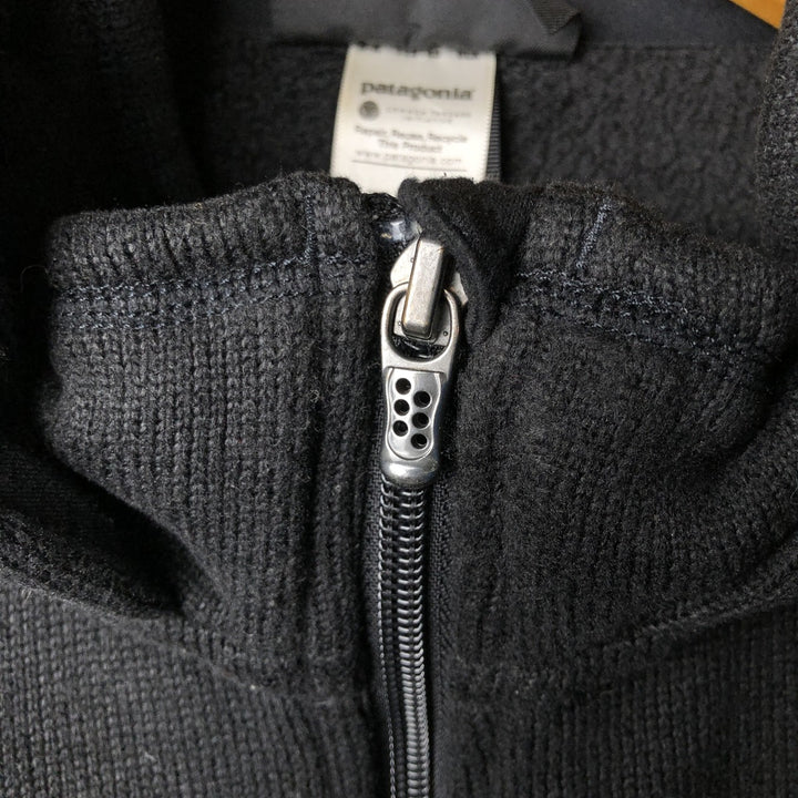 Patagonia Better Sweater Hoody 25661FA11 Fleece Full-Zip Hoodie, Men's Size L polyester black type Vintage Second Hand