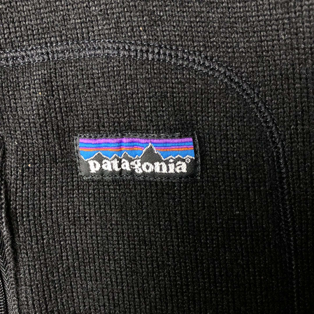 Patagonia Better Sweater Hoody 25661FA11 Fleece Full-Zip Hoodie, Men's Size L polyester black type Vintage Second Hand