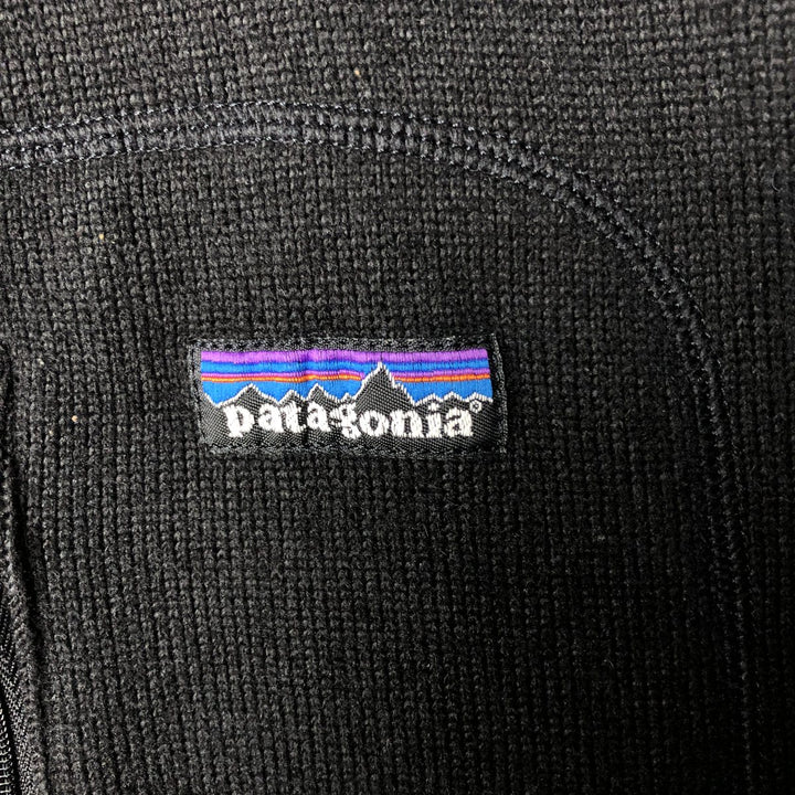 Patagonia Better Sweater Hoody 25661FA11 Fleece Full-Zip Hoodie, Men's Size L polyester black type Vintage Second Hand