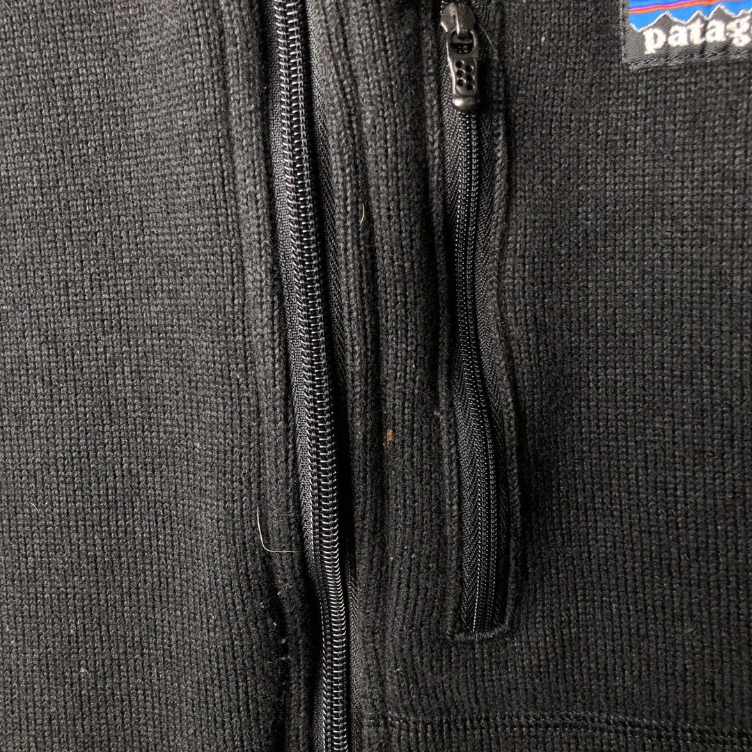Patagonia Better Sweater Hoody 25661FA11 Fleece Full-Zip Hoodie, Men's Size L polyester black type Vintage Second Hand