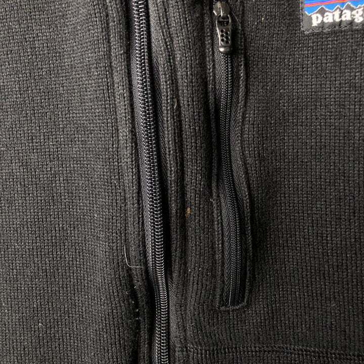 Patagonia Better Sweater Hoody 25661FA11 Fleece Full-Zip Hoodie, Men's Size L polyester black type Vintage Second Hand