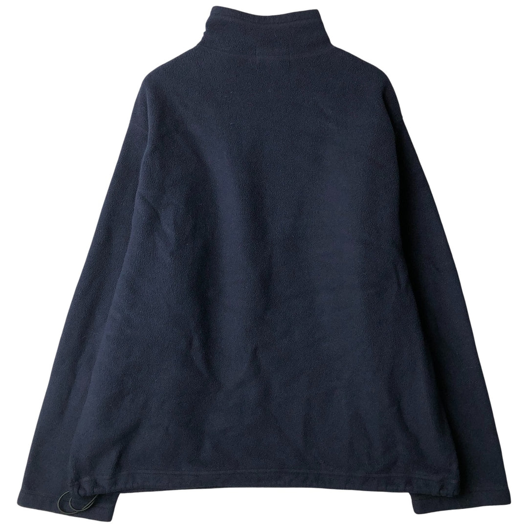 Ralph Lauren POLO by Ralph Lauren Half-Zip Fleece Pullover, Men's XXL polyester navy blue type Vintage Second Hand