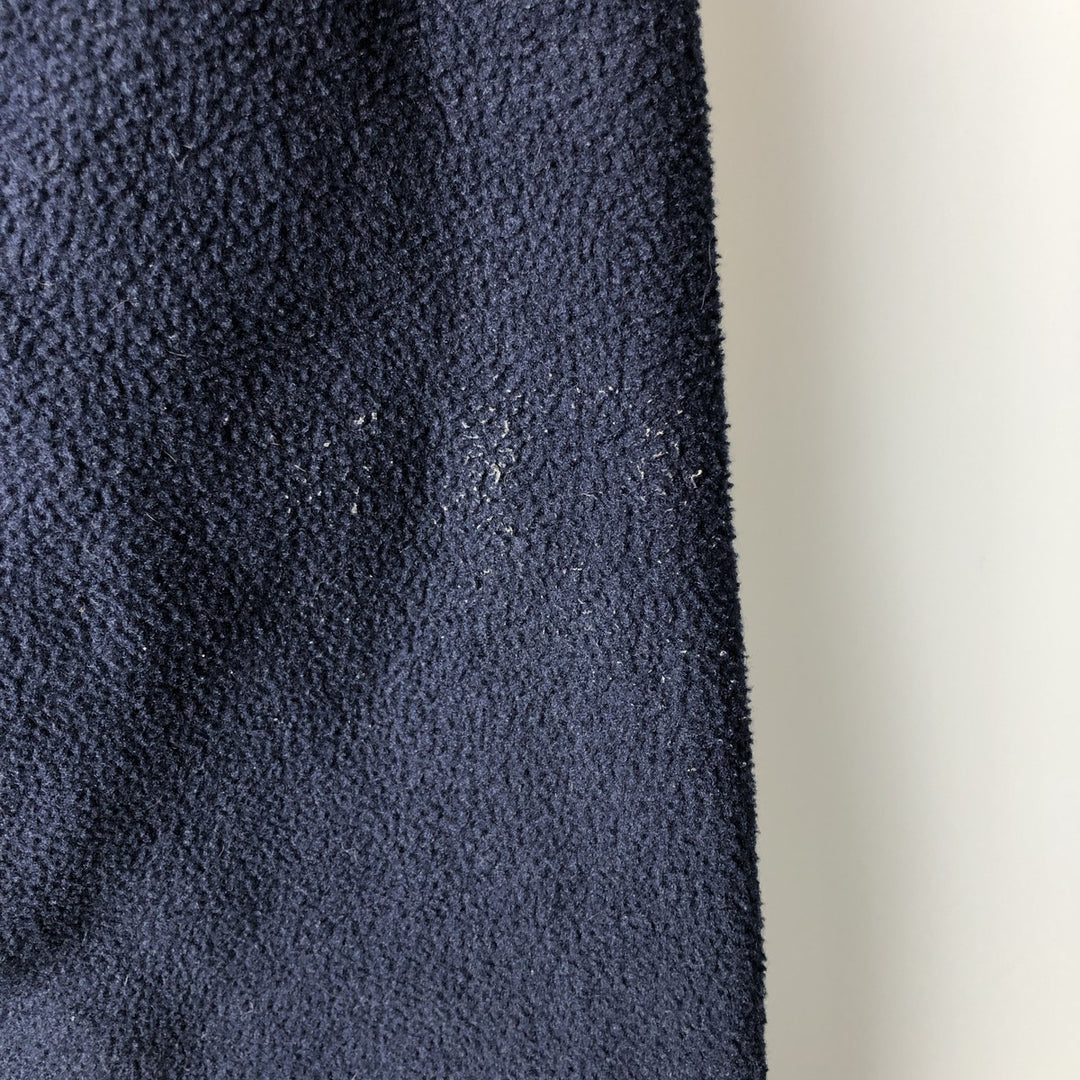 Ralph Lauren POLO by Ralph Lauren Half-Zip Fleece Pullover, Men's XXL polyester navy blue type Vintage Second Hand