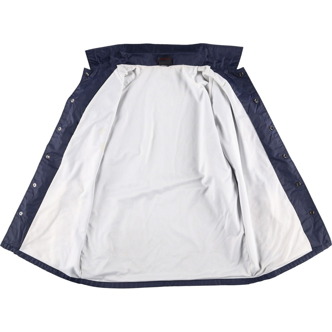 Independent Eagle Pattern Coach Jacket, Men's Size Medium cotton navy blue type Vintage Second Hand