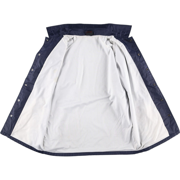 Independent Eagle Pattern Coach Jacket, Men's Size Medium cotton navy blue type Vintage Second Hand