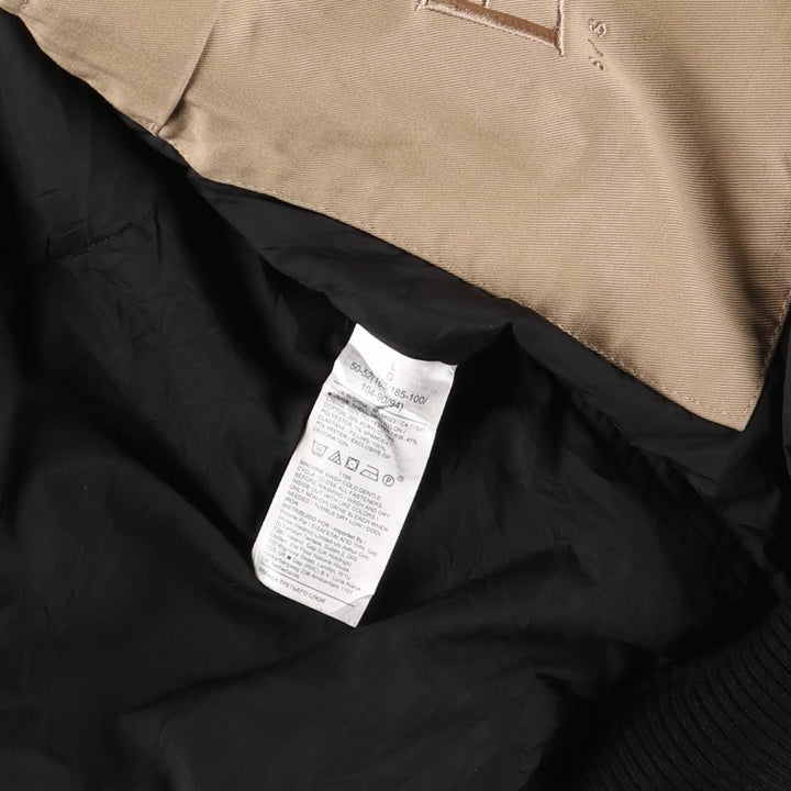 Banana Republic Bomber Jacket, Padded Puffer Jacket, Men's Size L Nylon black type Vintage Second Hand