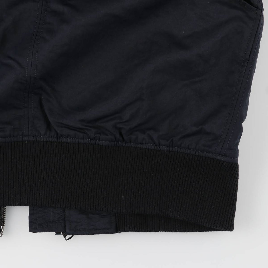 Banana Republic Bomber Jacket, Padded Puffer Jacket, Men's Size L Nylon black type Vintage Second Hand