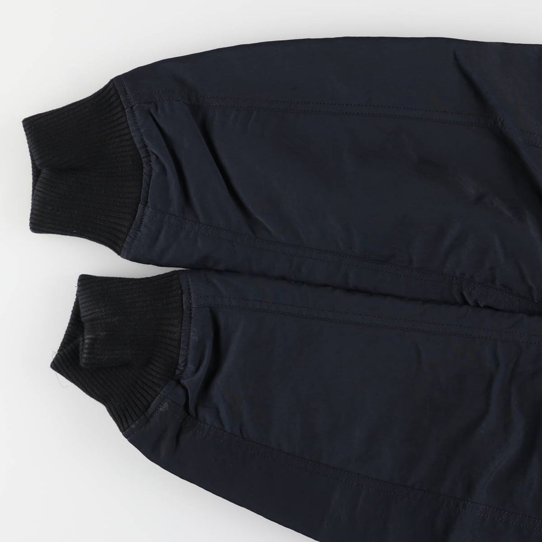 Banana Republic Bomber Jacket, Padded Puffer Jacket, Men's Size L Nylon black type Vintage Second Hand