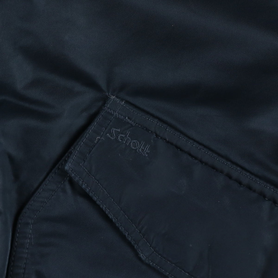 Civilian Shot SCHOTT CWU-45 Nylon navy blue type Vintage Second Hand